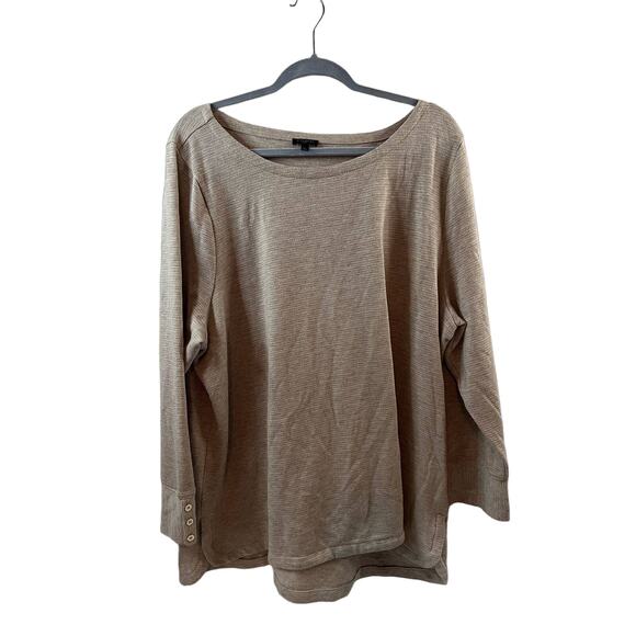 Talbots Women Pullover Sweater 3x Beige - Picture 1 of 6